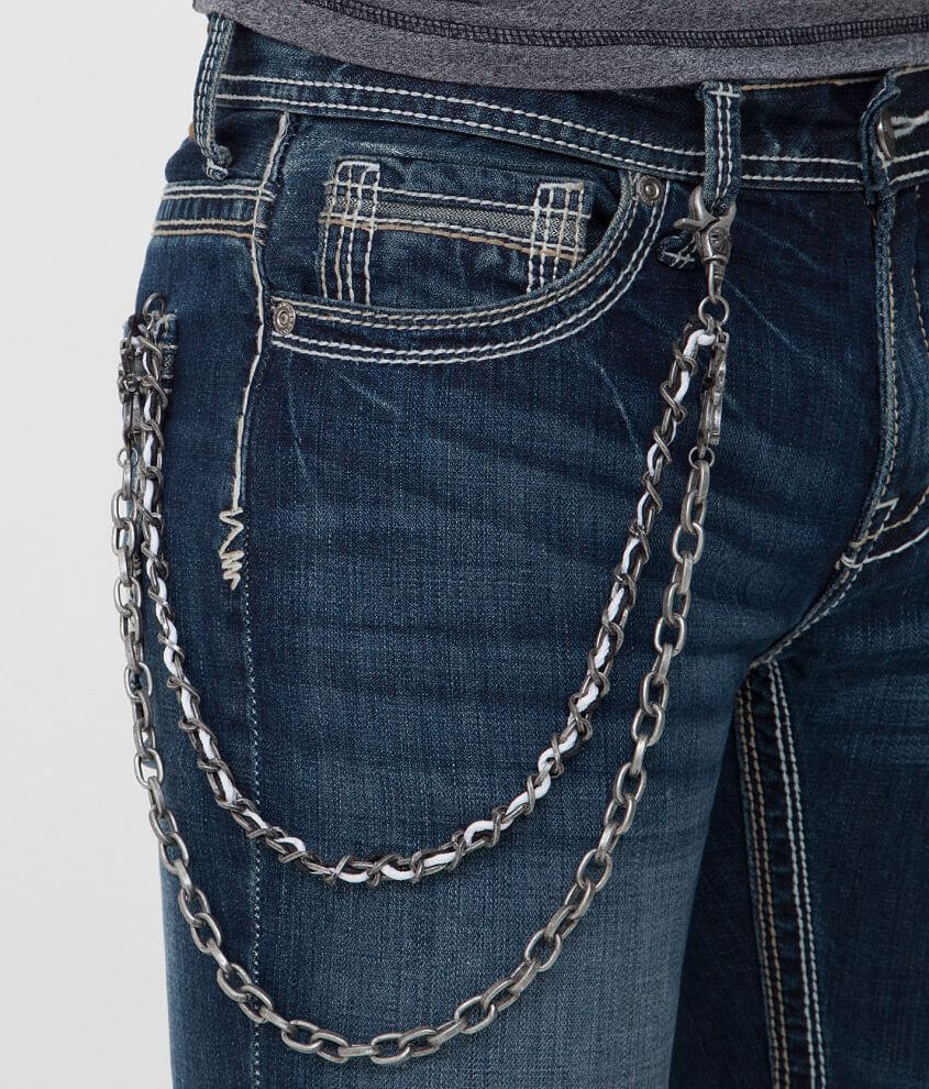 BKE Raven Wallet Chain - Men's Bags in Silver | Buckle