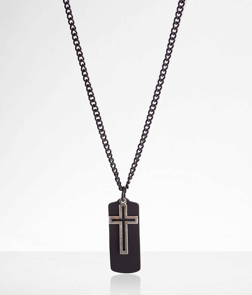 BKE Cross 23" Necklace front view