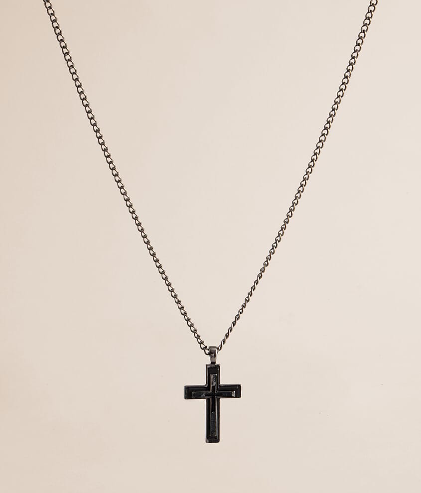 Layered Cross 19 1/2" Necklace