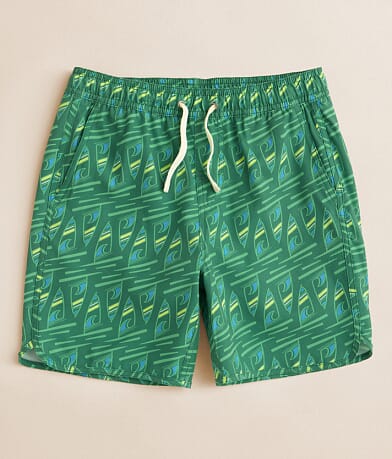 Fair Harbor Boys - Surfs Up Anchor Swim Trunks front view