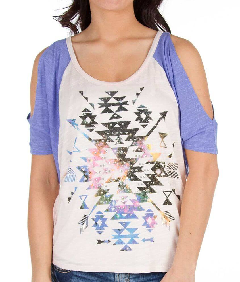 Daytrip Southwestern Print Top front view