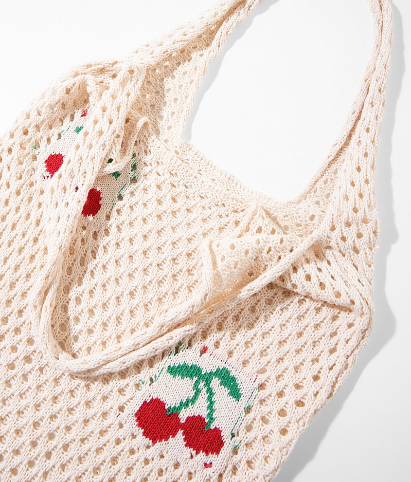Cherry Crochet Tote