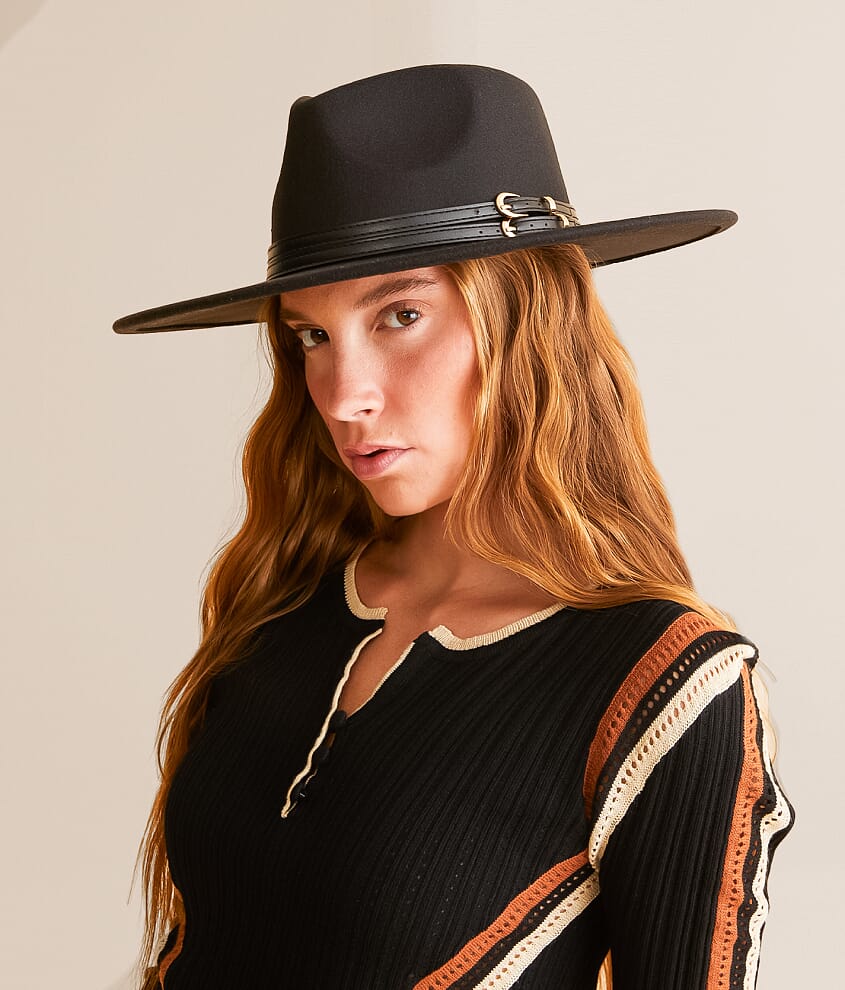 Buckle Banded Panama Hat