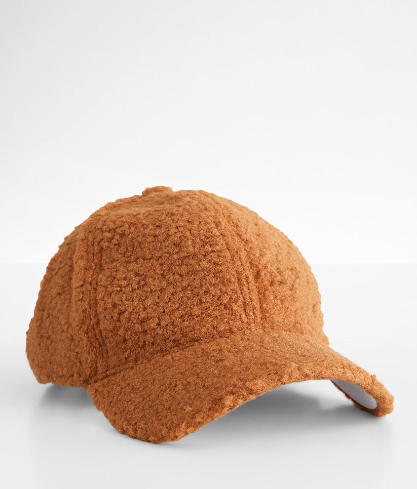 Fame Accessories Sherpa Baseball Hat front view