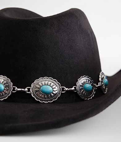 Fame Accessories Turquoise Conch Cowboy Hat MISC_DETAIL_2
