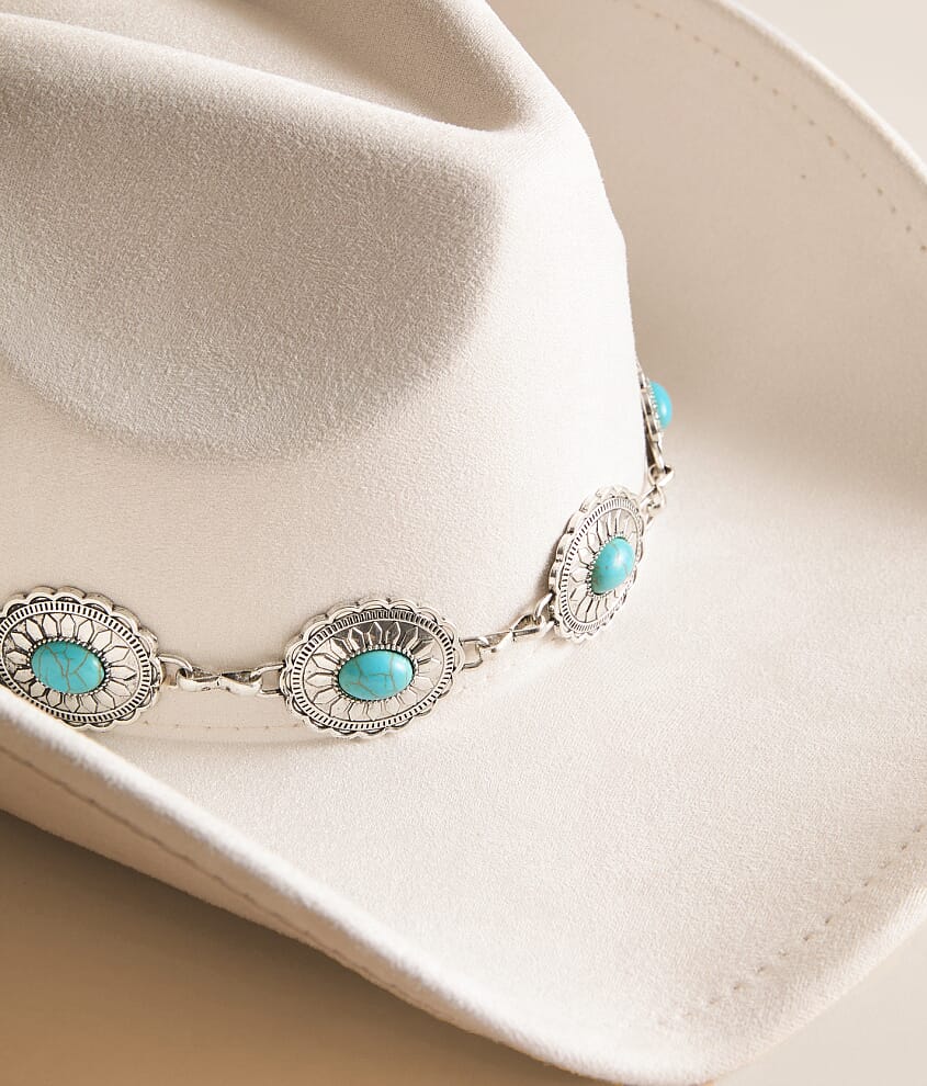 Turquoise Concho Cowboy Hat