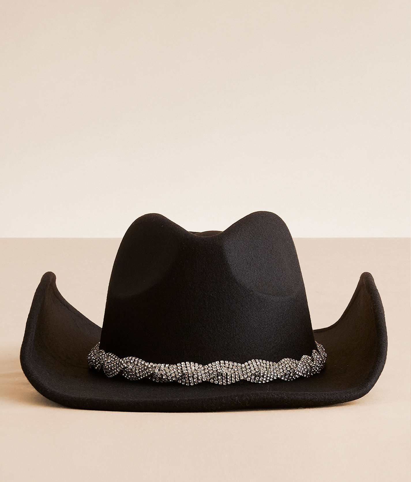 Sterling & Stitch Rhinestone Banded Cowboy Hat - Women display picture 3