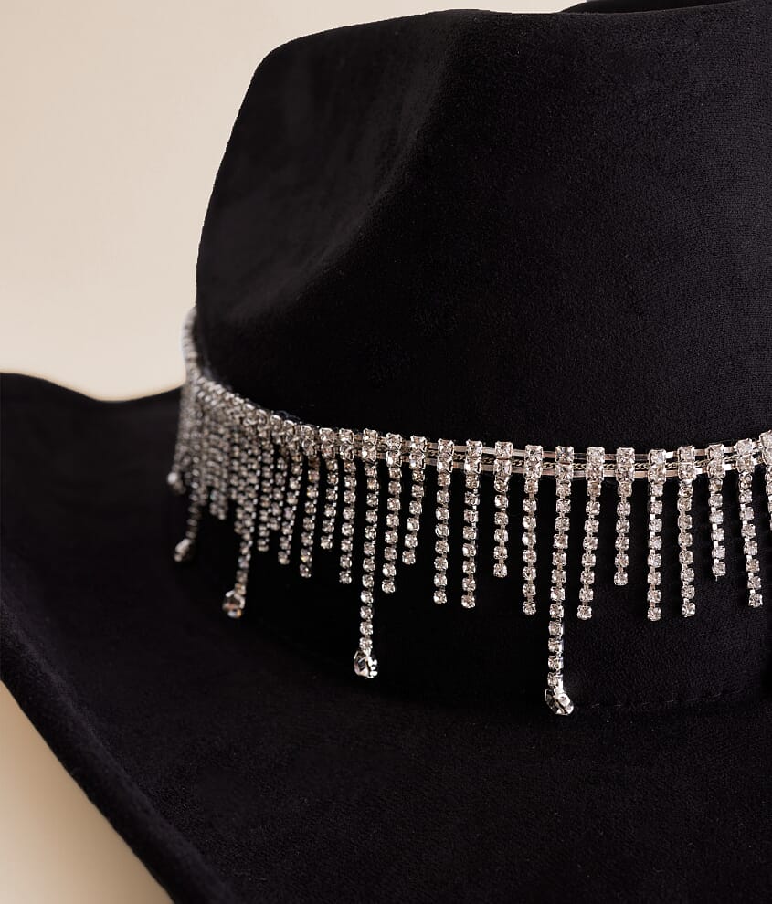 Rhinestone Fringe Cowboy Hat