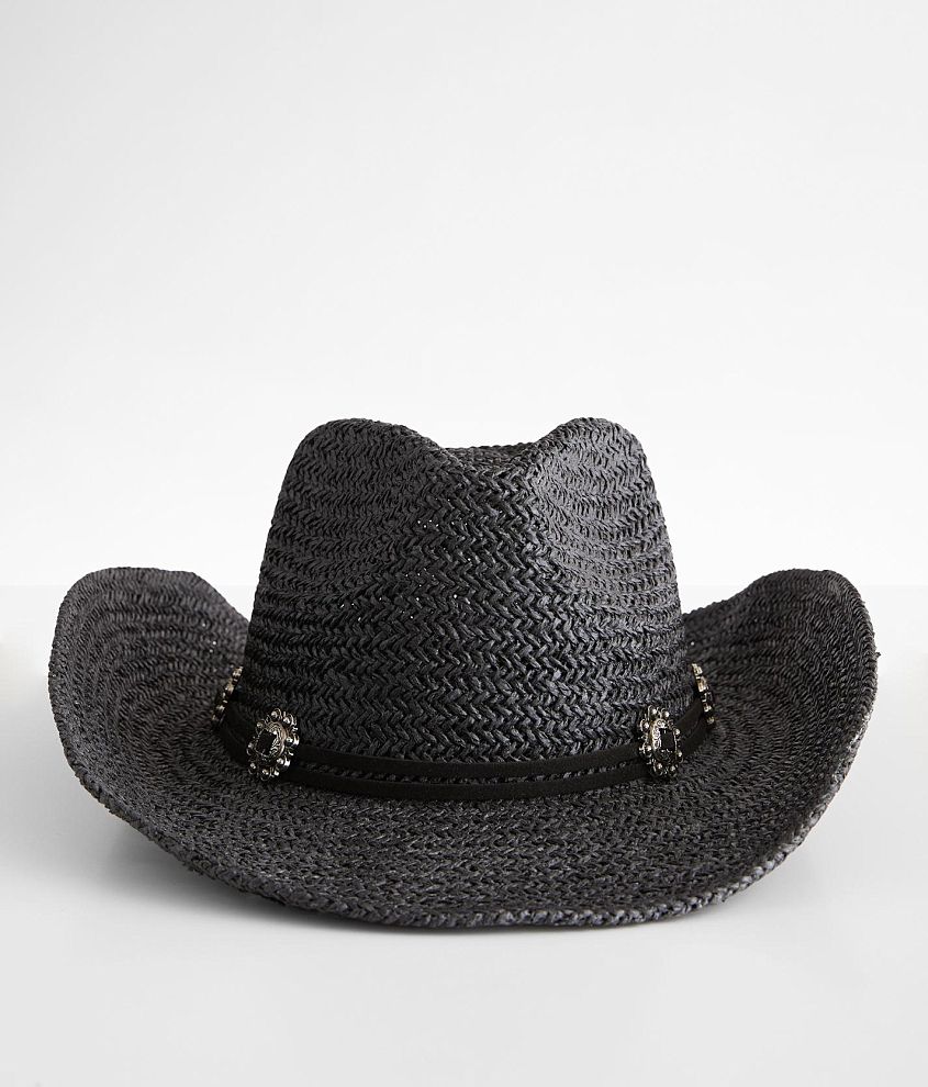 Fame Accessories Structured Cowboy Hat front view