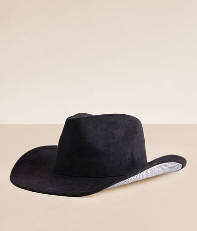 Fame Accessories Glitz Cowboy Hat front view