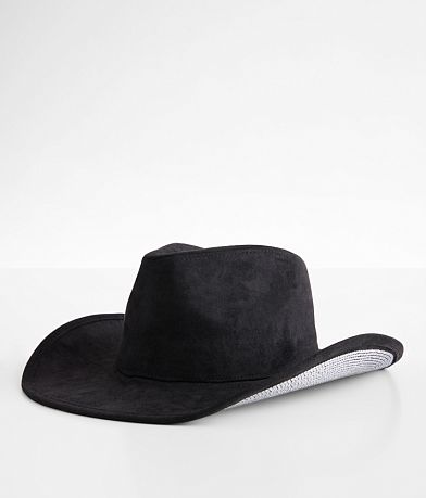Fame Accessories Glitz Cowboy Hat front view