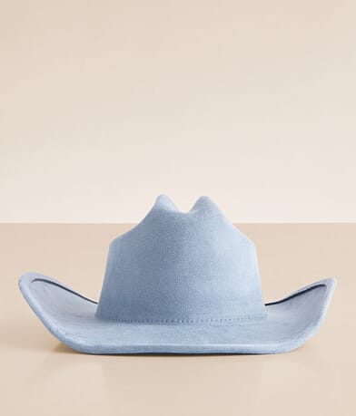 Fame Accessories Solid Cowboy Hat front view