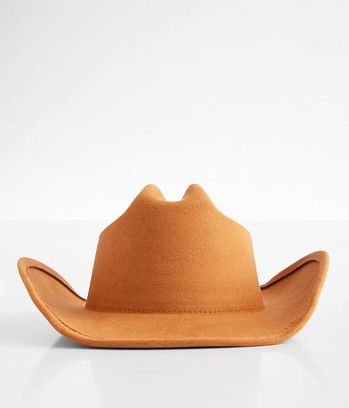 Fame Accessories Solid Cowboy Hat front view