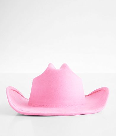 Fame Accessories Solid Cowboy Hat front view