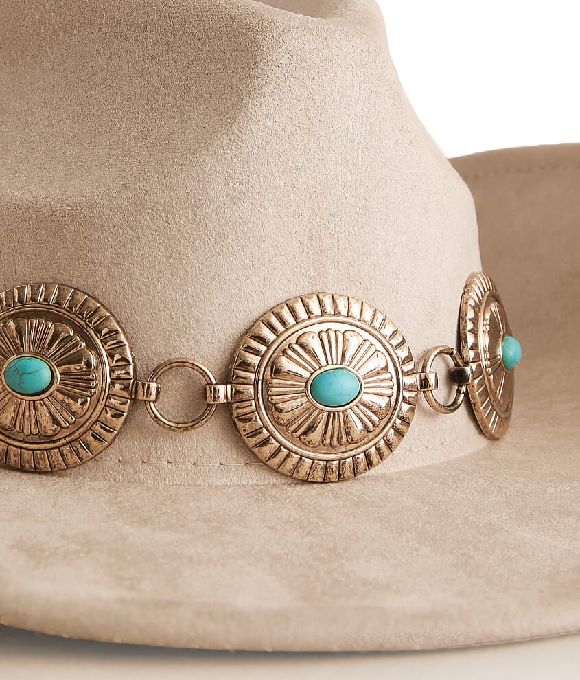 Turquoise Concho Cowboy Hat