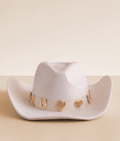 Fame Accessories Western Charm Cowboy Hat front view