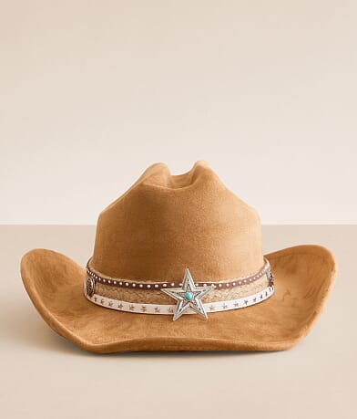 Sterling & Stitch Star Cowboy Hat front view