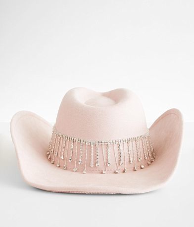 Rhinestone Fringe Cowboy Hat misc detail 1 view