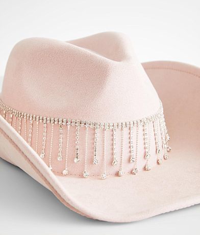 Rhinestone Fringe Cowboy Hat misc detail 2 view