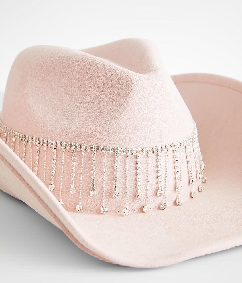 Rhinestone Fringe Cowboy Hat