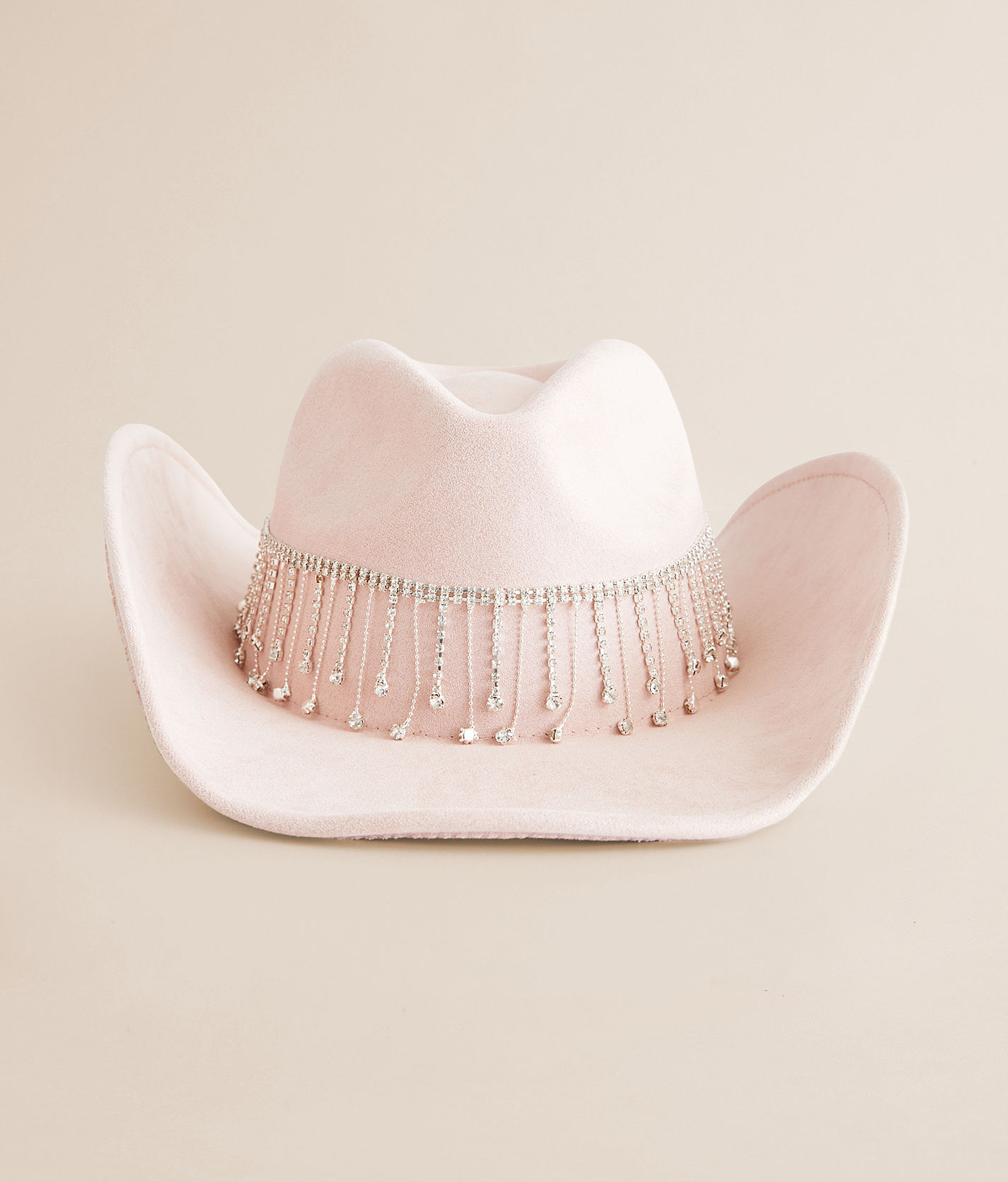 Rhinestone Fringe Cowboy Hat - Women