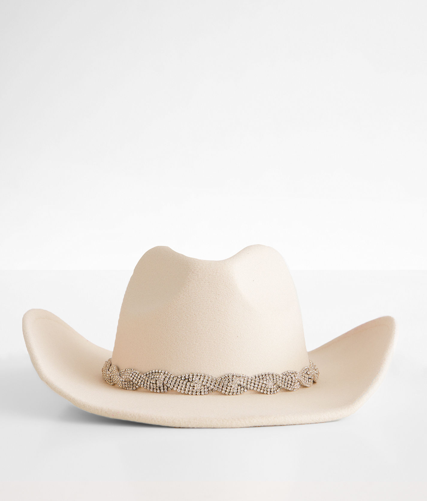 12th Tribe Tennessee Ivory Cowboy Hat with Rhinestone Band Size O/SO/S Cowboy Hats – 12th Tribe main image 4