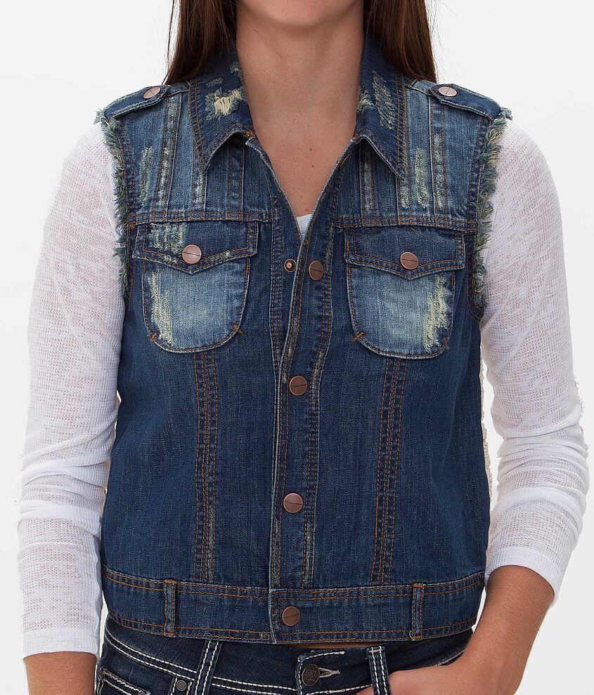 Daytrip Denim Vest front view