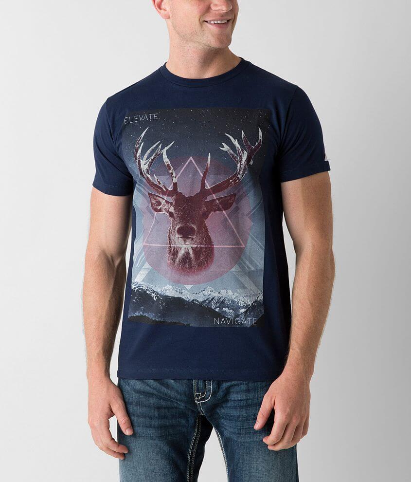 Astronomy Trippy Elk T-Shirt front view