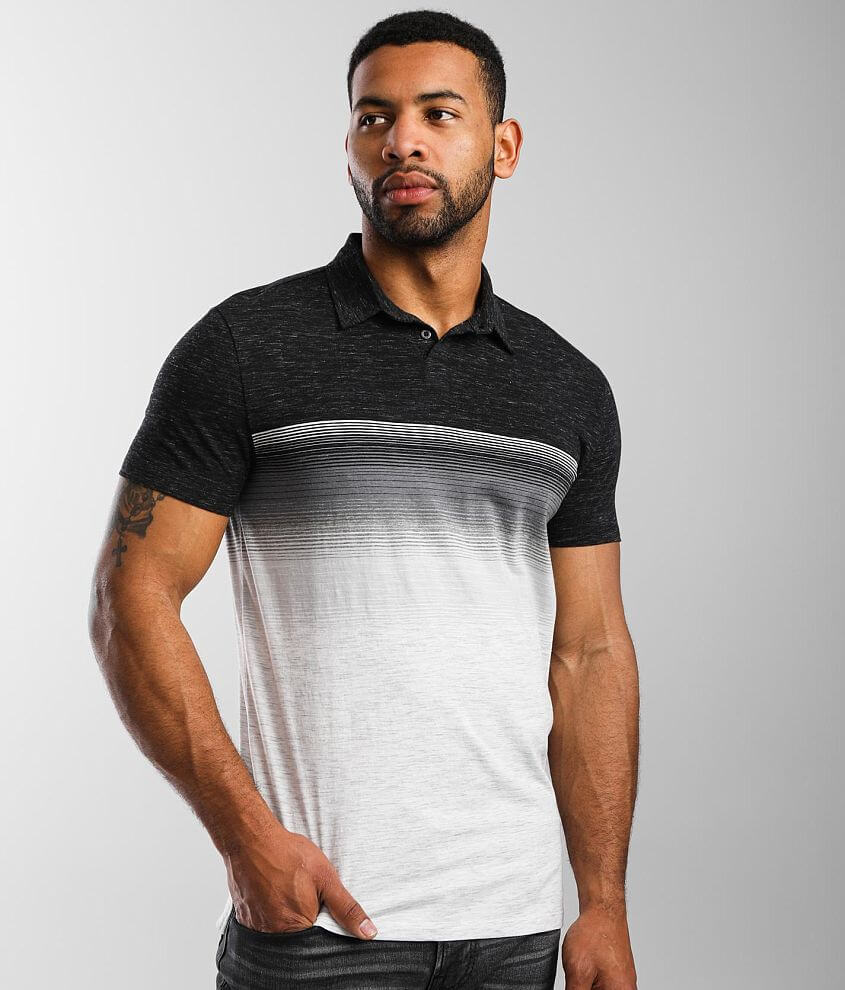 BKE Leads Striped Polo
