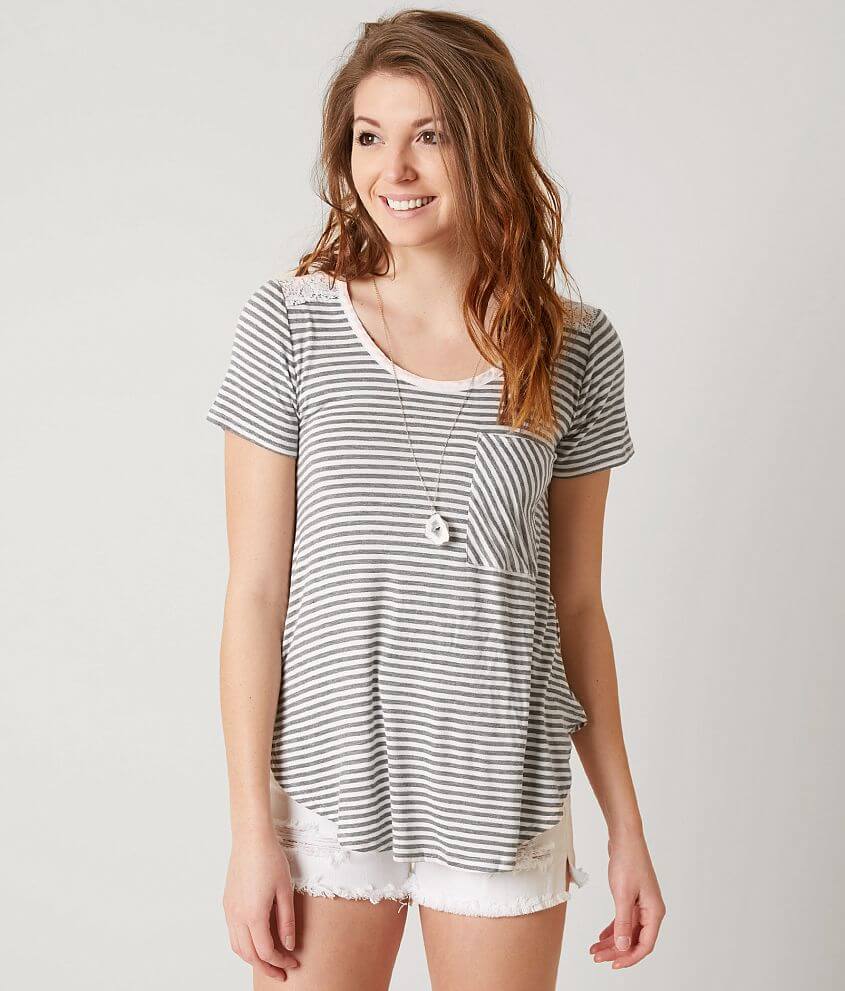 Coco &#43; Jaimeson Striped Top front view