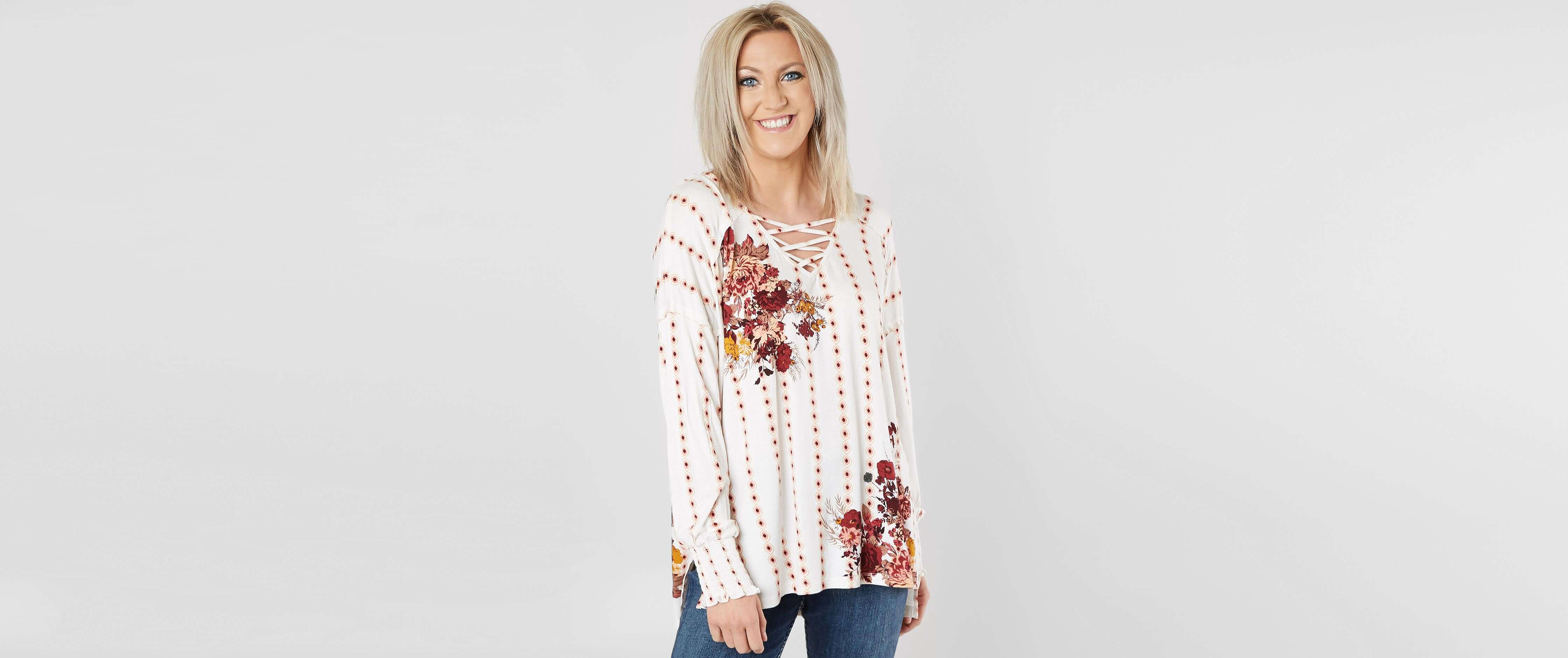 Image of Coco + Jaimeson Strappy Floral Top