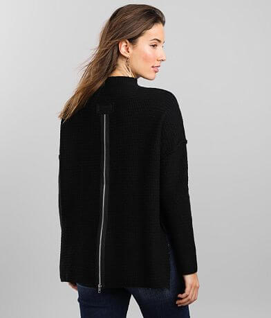 Coco + Jaimeson Mock Neck Sweater BACK
