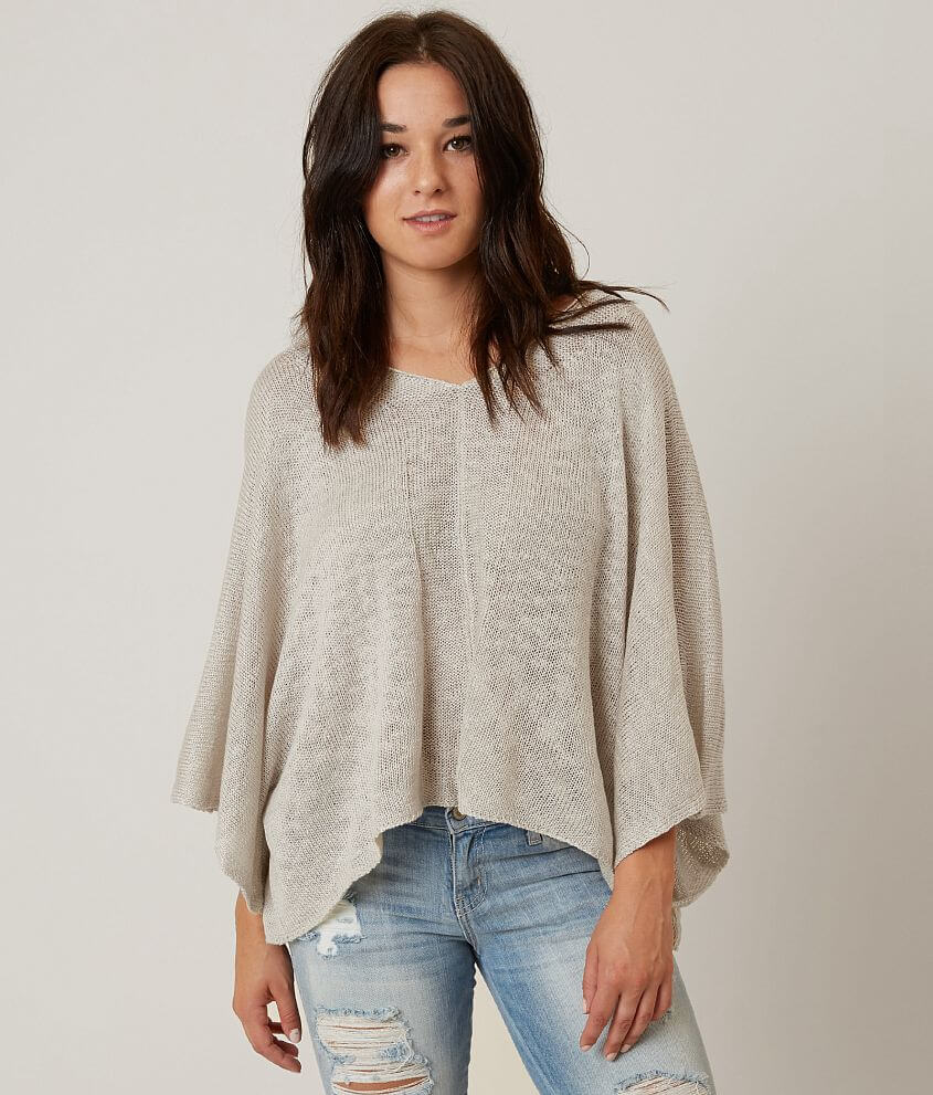 Coco &#43; Jaimeson Open Weave Sweater front view