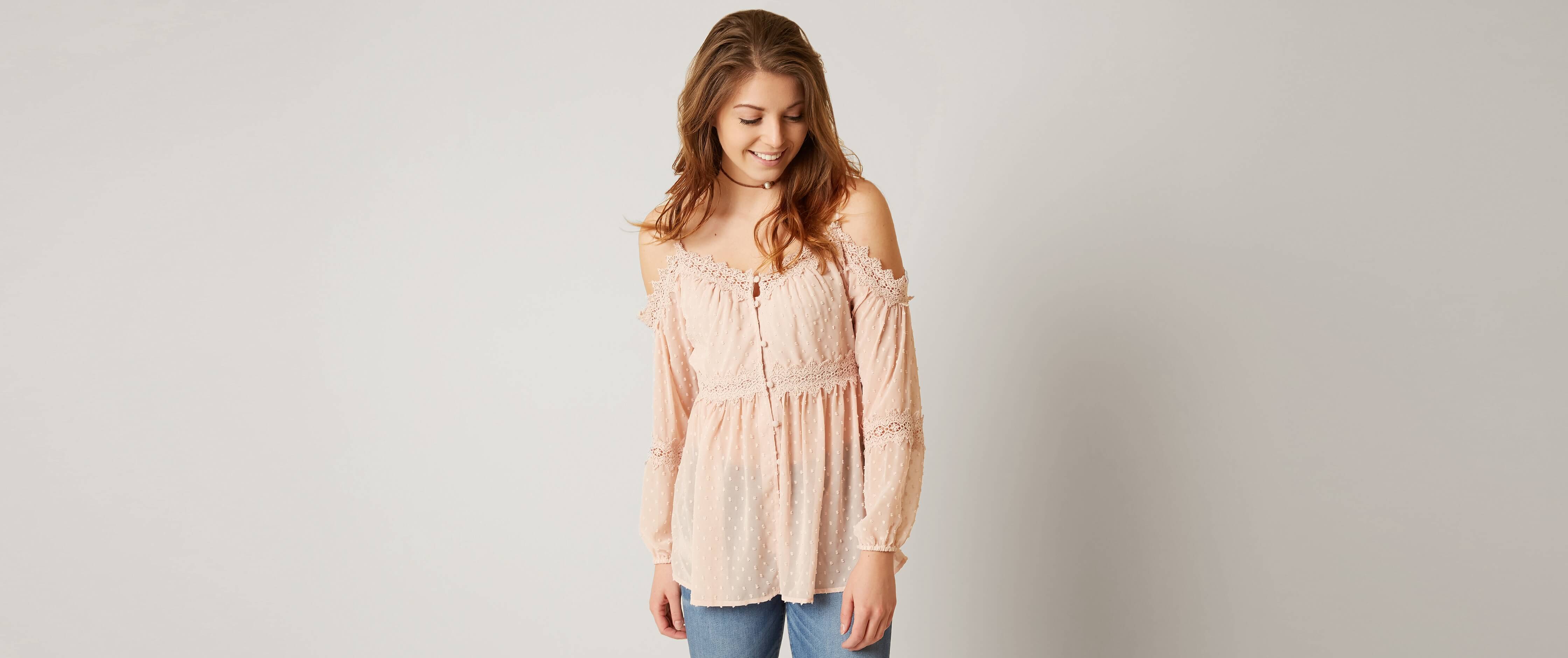Image of Coco + Jaimeson Cold Shoulder Top