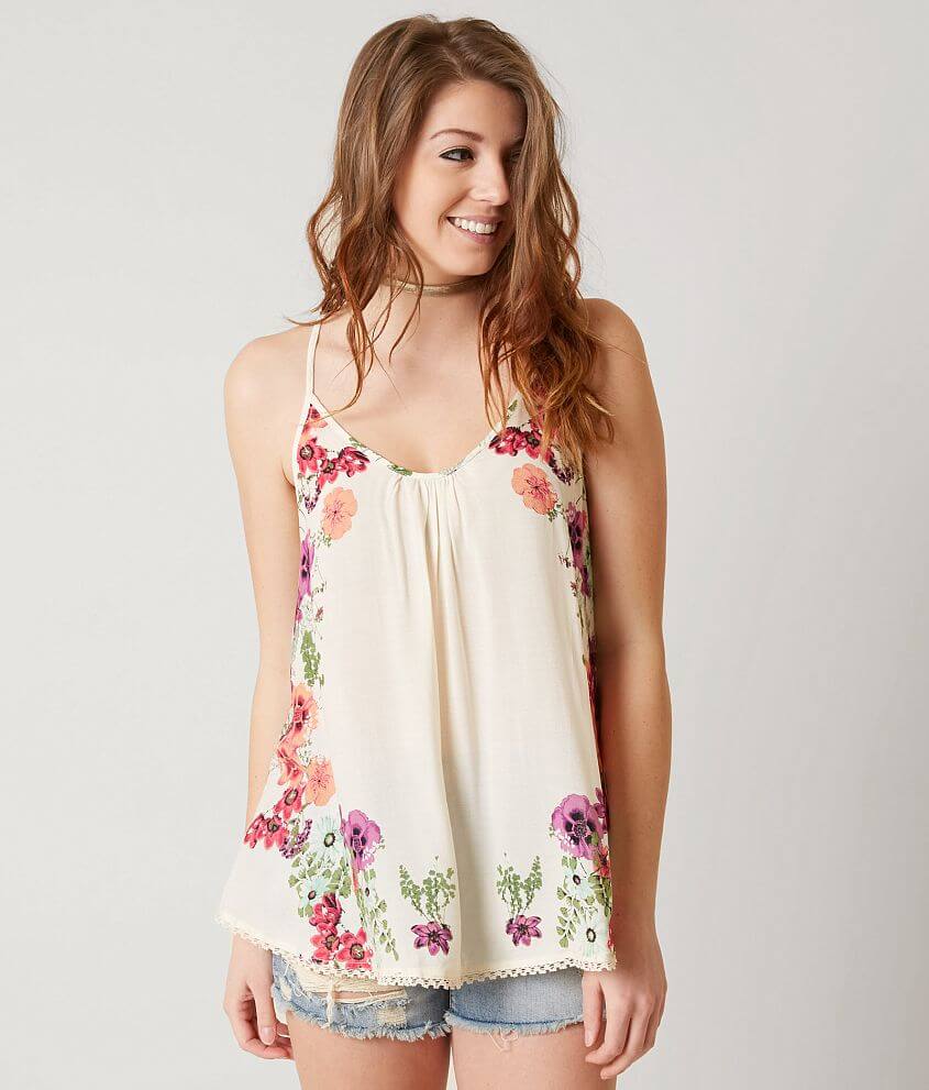 Coco &#43; Jaimeson Floral Tank Top front view