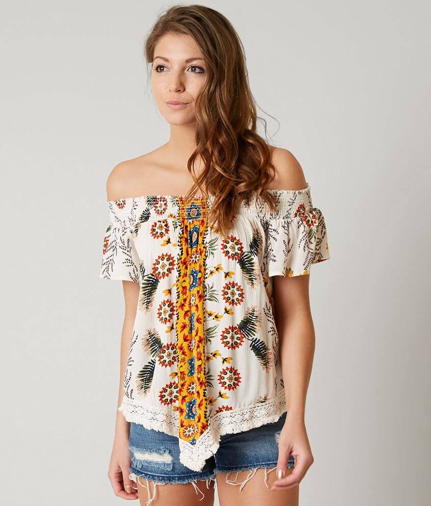 Coco &#43; Jaimeson Off The Shoulder Top front view