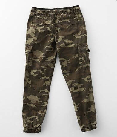 Boys - Ocean Current Climb Camo Twill Jogger Pant back view