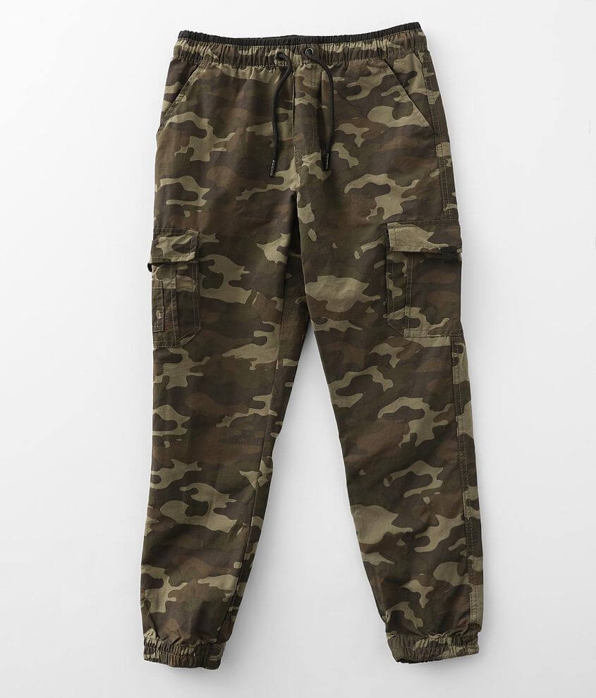 Boys - Ocean Current Climb Camo Twill Jogger Pant front view