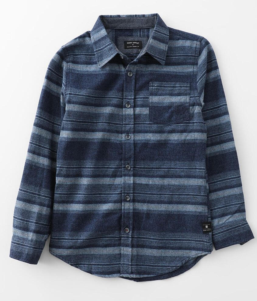 Boys - Ocean Current Spokane Flannel Shirt front view