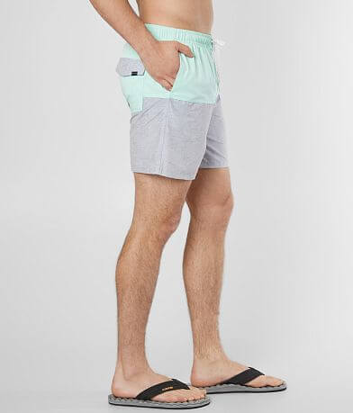 Veece Andes Color Block Stretch Swim Trunks FULL_RIGHT_SIDE