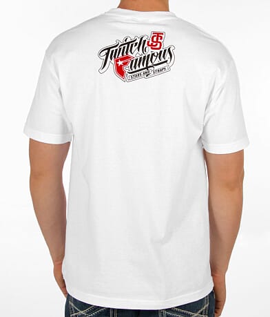 Famous Stars & Straps Twitch Combined T-Shirt BACK