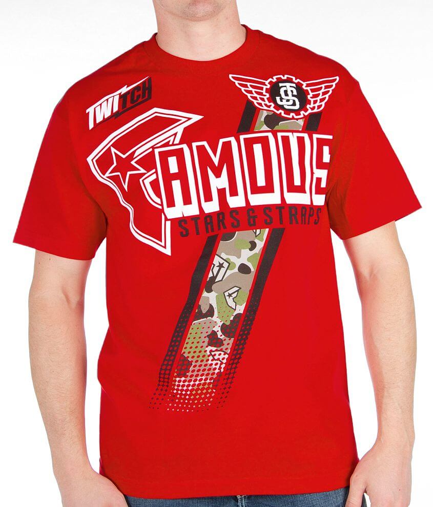 Famous Stars & Straps JS Camo T-Shirt front view