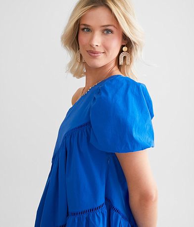 fanco Cold Shoulder Tiered Mini Dress MISC_DETAIL_1