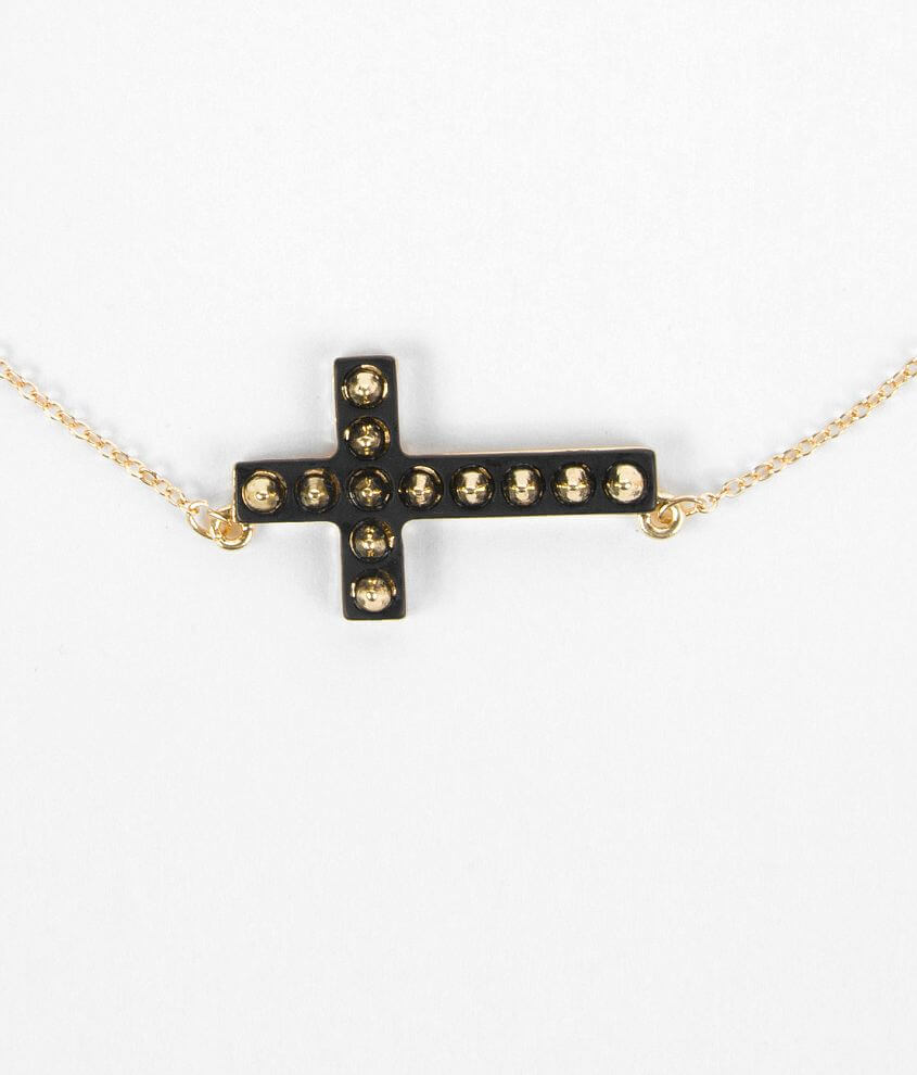 Daytrip Spiked Cross Necklace front view