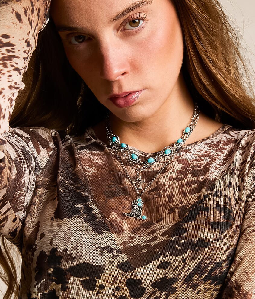 3 Pack Western Necklace Set