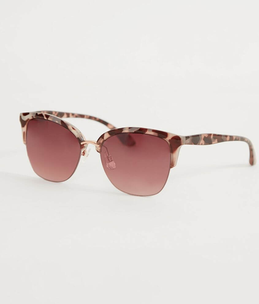 BKE Club Tort Sunglasses front view