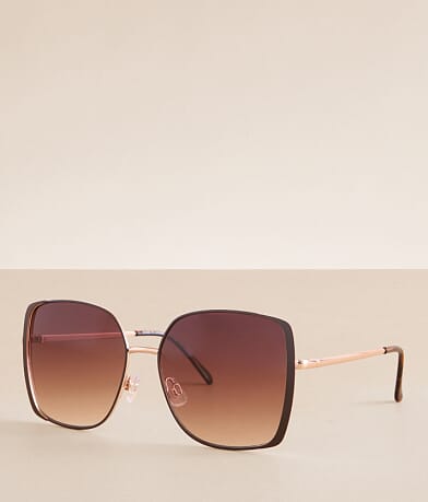 BKE Deauville Oversized Sunglasses front view