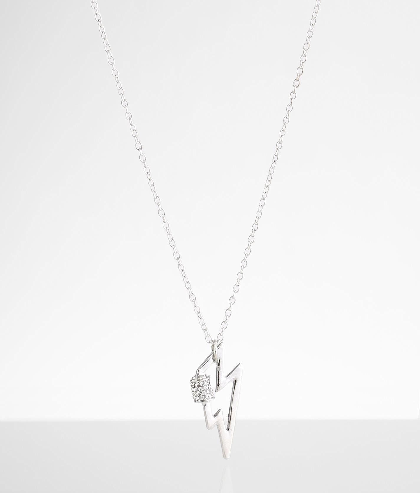 BKE Lightning Bolt Charm Necklace - Women's Jewelry in Silver | Buckle