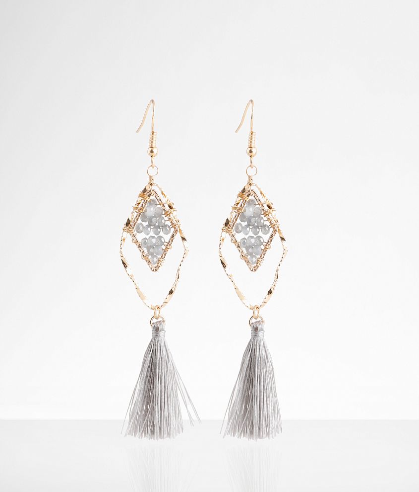 boutique by BKE Tassel Drop Earring front view