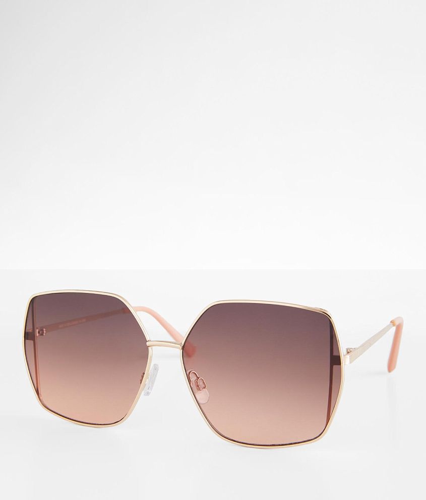 BKE Islamorada Sunglasses - Women's Sunglasses & Glasses in Gold Peach ...